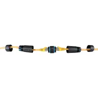 IP68 Durchführungskupplung Cat.6 RJ45 Verbindungsmuffe 