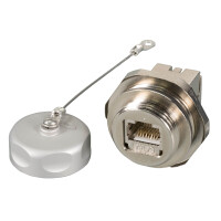 IP67 Einbaubuchse Cat.6A RJ45 M25 E-2007 gallery