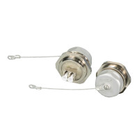 IP67 LC Duplex Durchführungskupplung M25 Metall 2