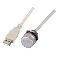 ip67 receptacle, m20, usb2.0, f-m, a-a, service port, guy ro