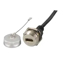 ip67 receptacle, m25, hdmi a, f-m 1m gallery