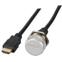 IP67 HDMI 2.0 Einbaubuchse M25 4K 60Hz HDMI A Buchse auf HDM