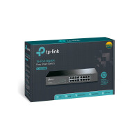 tp-link network switch 16 port gigabit ethernet easy smart 1