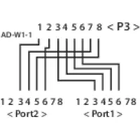 t-adapter 2 x isdn for cable sharing 3