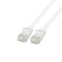 Patchkabel Cat.6A U/UTP RJ45 Flachkabel Slim AWG30 PVC 500MH