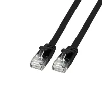 Patchkabel Cat.6A U/UTP RJ45 Flachkabel Slim AWG30 PVC 500MH