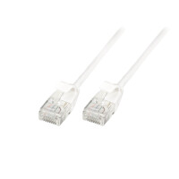 patch cable ultraflex white & black 3