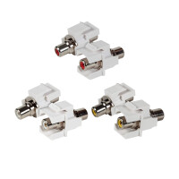 Keystone Einbauadapter Cinch gelber | ro gallery