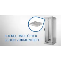 Netzwerkschrank Standverteiler 19 Zoll 42HE Pro Breite 800mm