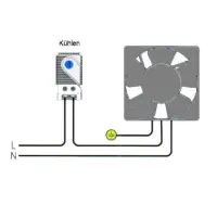thermostat incl. bracket 2