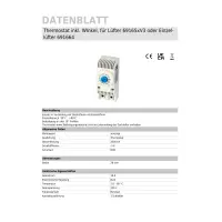 thermostat incl. bracket 3