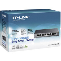 TP-LINK Netzwerk Switch 8 Port Gigabit Ethernet (1 GBit/s) E