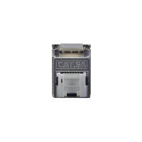 RJ45 Shortbody Keystone Modul STP Cat.6A 500Mhz 10Gbit vollg