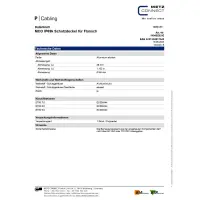 Metz Connect MCO IP69k Schutzdeckel für Flansch 5