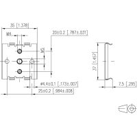 Metz Connect Tragschienenadapter mini 2