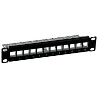10inch 1u distribution panel for 12x keystone 3