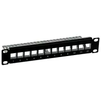 10inch 1u distribution panel for 12x keystone 3