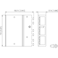 patch panel 10inch 4