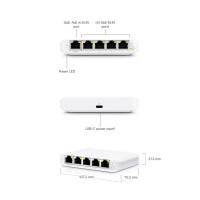 Ubiquiti UniFi USW-Flex-Mini Switch 5x RJ45 5