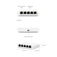 Ubiquiti UniFi USW-Flex-Mini Switch 5x RJ45 5