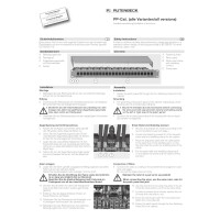 rutenbeck patchpanel cat.6a 1u 24-port rj45 shielded rack mo