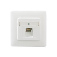 Rutenbeck Netzwerkdose Datendose cat.6A Unterputz 1-Port | 2