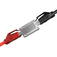 ProfiPatch Modular-Adapter Cat.6A STP RJ45 1:1 jack/jack sta