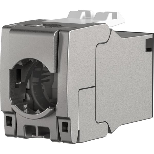 RJ45 Shortbody Keystone Modul Cat.6A 500Mhz 10Gbit vollgesch