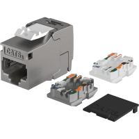 rj45 keystone jacks slimline/shortbody cat.6a, component cer