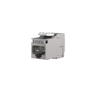 RJ45 Shortbody Keystone Modul Cat.6A 500Mhz 10Gbit vollgesch