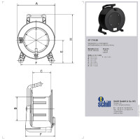 Netzwerk Kabeltrommel RJ45 Installationsstrecke Verläng