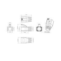 ProfiPatch Netzwerk Stecker Set RJ45 Cat7/6A/6 10-100Stck Ve