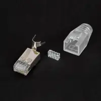 ProfiPatch 1x Netzwerk Stecker Set RJ45 Patchkabel Cat7/6A/6