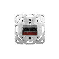 profipatch cat.6a outlet shielded vertical lsa 2-port w