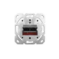 profipatch cat.6a outlet shielded vertical lsa 2-port w