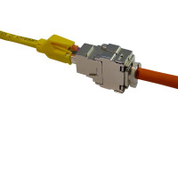 ProfiPatch Keystone Jack Modul Cat.6a RJ45 STP werkzeuglos N