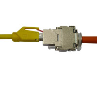 ProfiPatch Keystone Jack Modul Cat.6a RJ45 STP werkzeuglos N