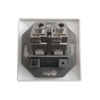 ProfiPatch Keystone Jack Modul Cat.6a RJ45 STP werkzeuglos N