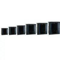 19 inch wall housing fixed, 1-part, ral9 gallery