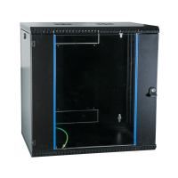 19 inch wall housing fixed, 1-part, ral9005, depth 450mm | 6