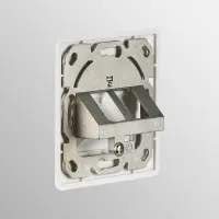 wallplate 2-port for keystones in white 2