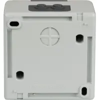 surface-mounted moisture-proof empty housing for 2 keystone 