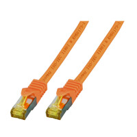 Patchkabel Cat.6A S/FTP RJ45 mit Cat.7 Rohkabel PiMF LSZH 10