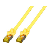 Patchkabel Cat.6A S/FTP RJ45 mit Cat.7 Rohkabel PiMF LSZH 10