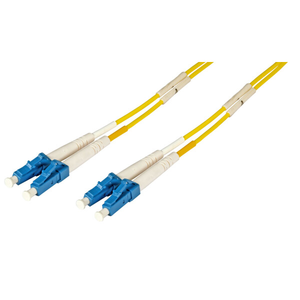 DIGITUS OM4 Glasvezel Patchkabel – LC-LC Duplex, 1m, LSZH, 50/125 µm, 10 Gbps – Paars