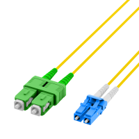 ProfiPatch LWL Patchkabel Duplex LC-SC/APC Singlemode 9/125&