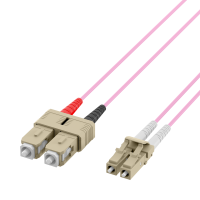 ProfiPatch Fiber Optic Cable Duplex LC-SC OM4 0,5m-20m 2