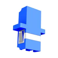 ProfiPatch Fiber Optic Connector Duplex LC-LC OS2 blue 2