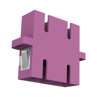 ProfiPatch LWL Kupplung Duplex SC-SC Multimode OM4 erikaviol