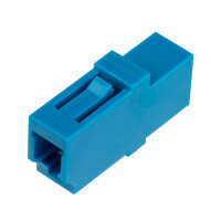 ProfiPatch LWL Kupplung Simplex LC-LC Singlemode OS2 blau 2